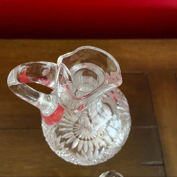 Vintage ABP - Strawberry Diamond Cut Cruet Bottle